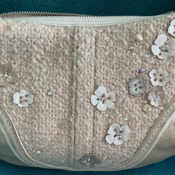 Coach Chelsea Tea Rose RARE Leather Tweed SoHo Bag - Picture 3 of 16